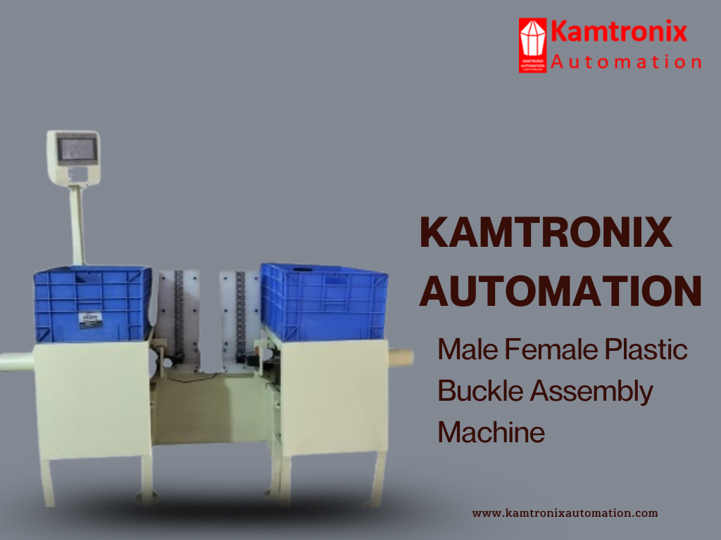 Male Female Plastic Buckle Assembly Machines