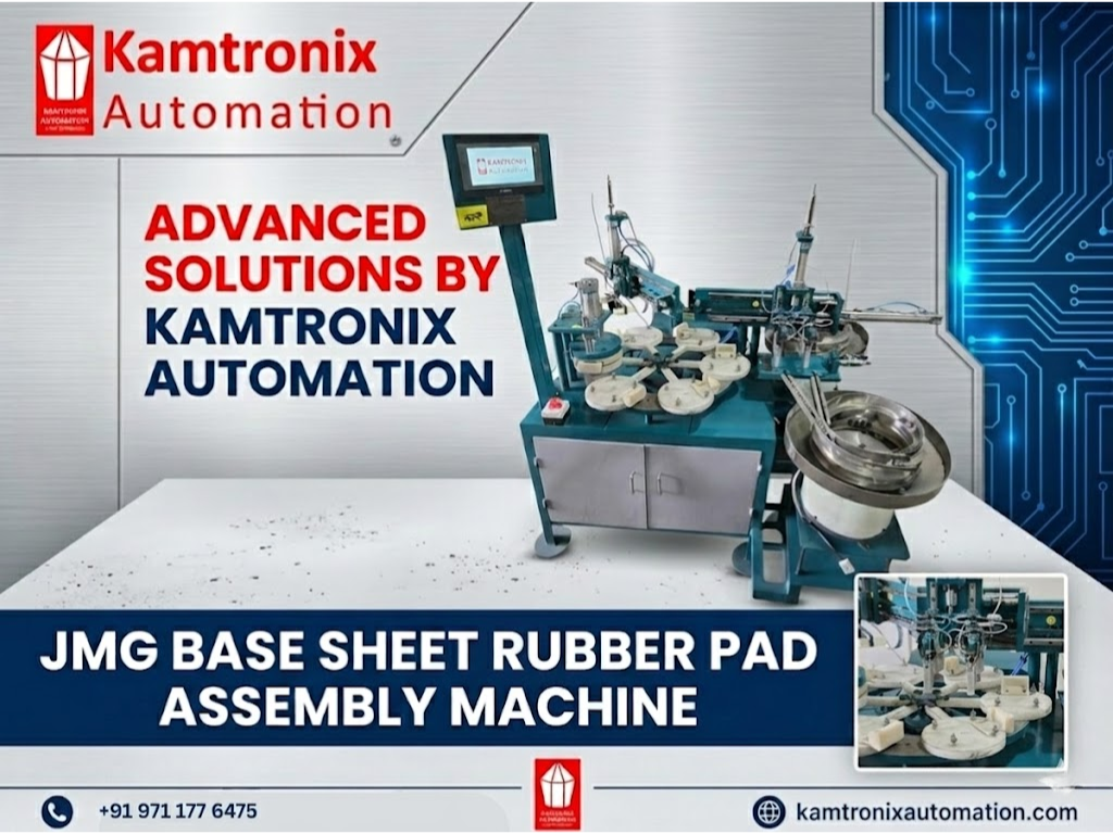 JMG Base Sheet Rubber Pad Assembly Machine