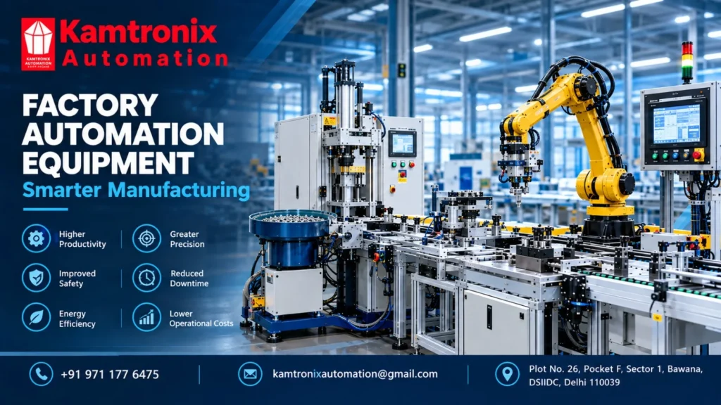 Factory Automation Equipment: Smarter Manufacturing with Kamtronix Automation