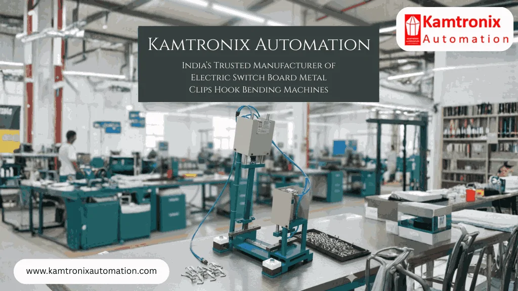 Electric Switch Board Metal Clips Hook Bending Machine
